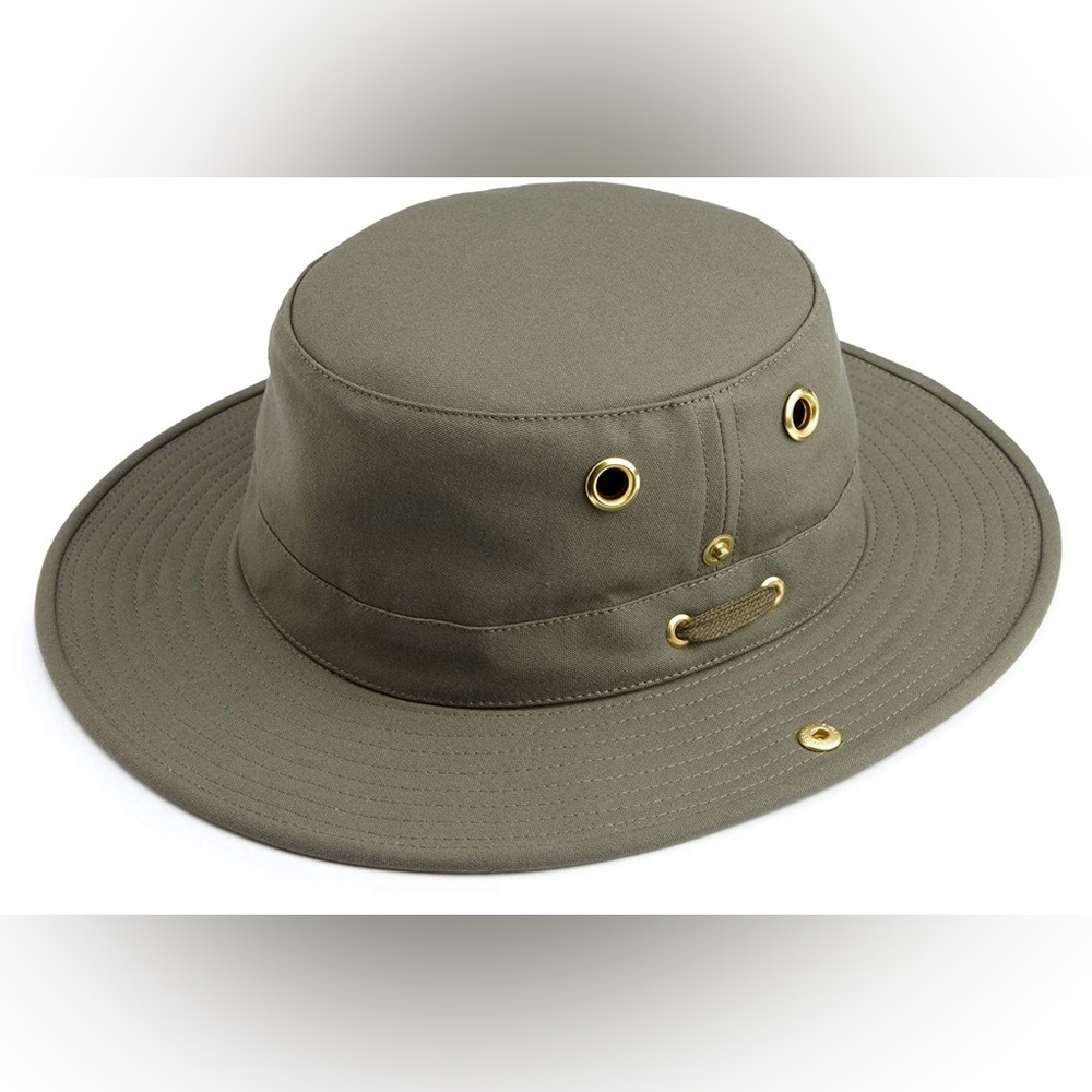 NEW Tilley T3 Classic Olive Green Wide Brim Hat Medium
